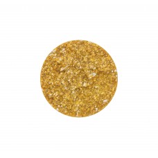 Cabochon flach Goldstein gelb, 20mm